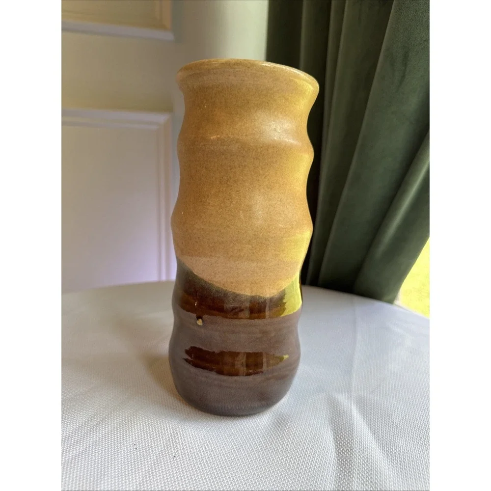 Mid-century Modern Flower Vase Handcrafted